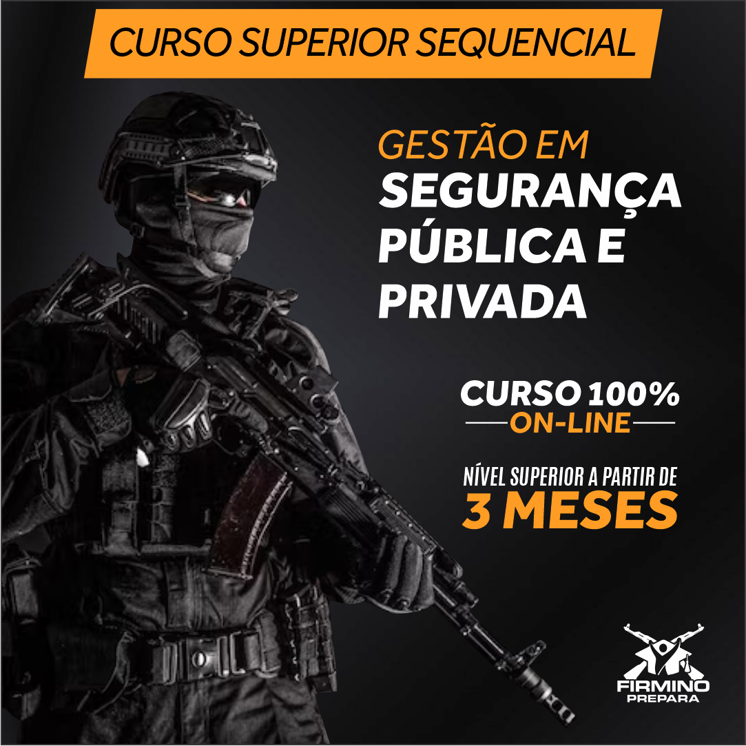 Curso Sequencial De GestÃo De SeguranÇa PÚblica E Privada Firmino Prepara 7137