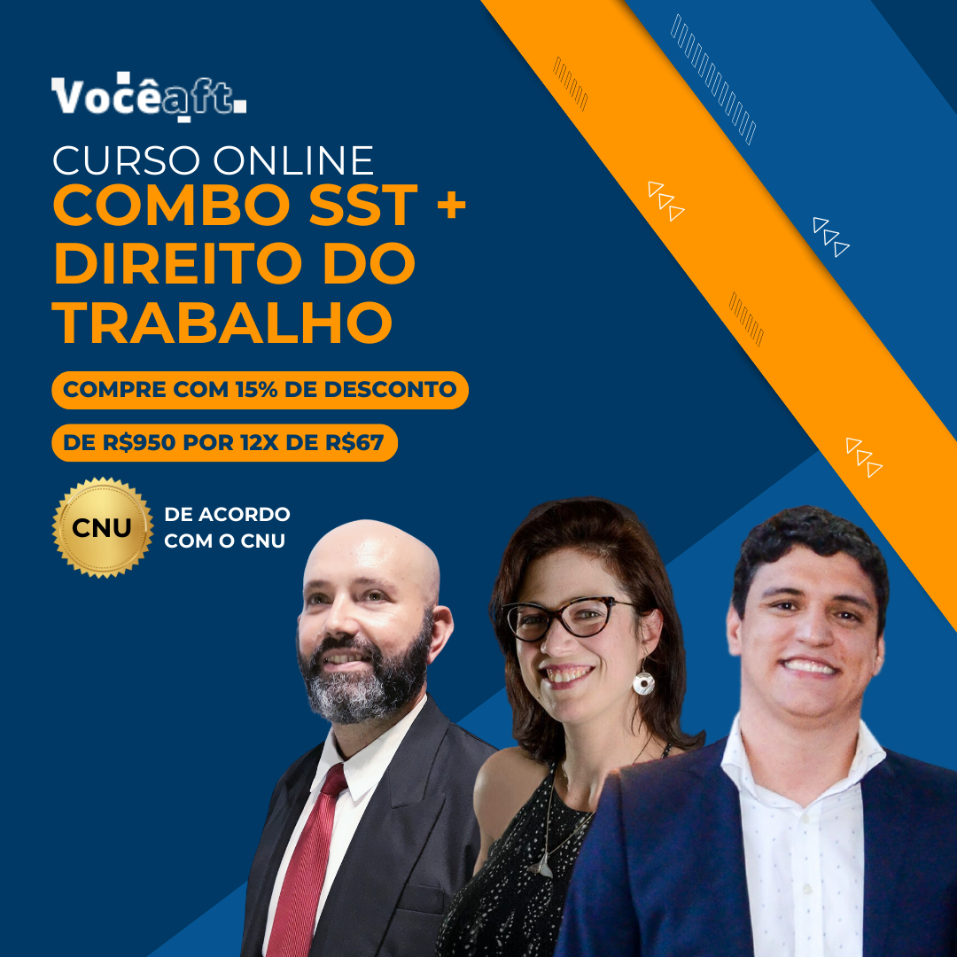 Sst Direito Do Trabalho Combo VocÊ Aft Aprovando Muita Gente Boa 3231