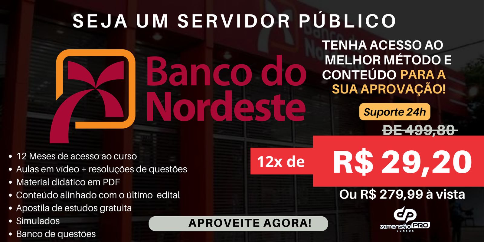 Curso Preparatório para o Concurso do Banco do Nordeste - Cargo de Analista  Bancário | Dimensão Concursos - Nosso objetivo é a sua aprovação!